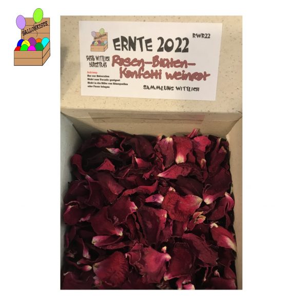 Rosenblüten dunkelrot