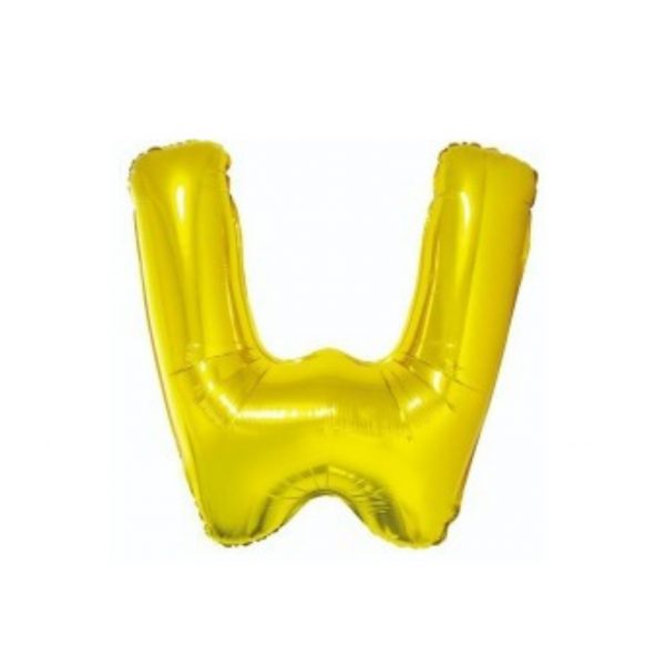 Buchstabe W Gold 35cm