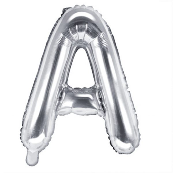 Buchstabe A silber 35cm