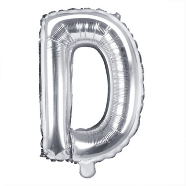 Buchstabe D silber 35cm
