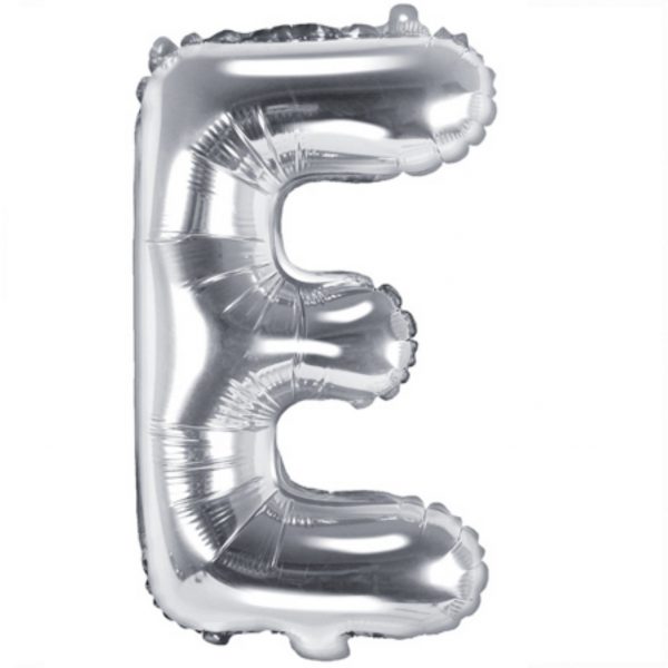 Buchstabe E silber 35cm