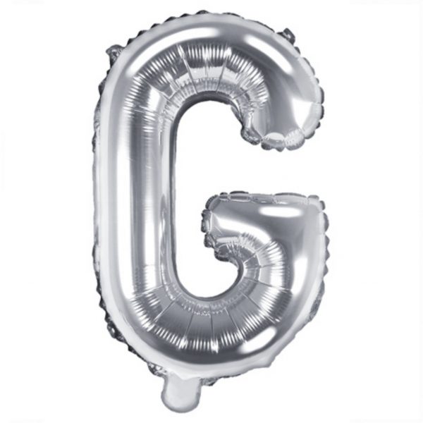 Buchstabe G silber 35cm