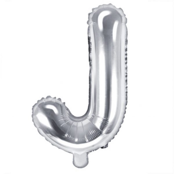 Buchstabe J silber 35cm