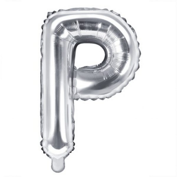 Buchstabe P silber 35cm