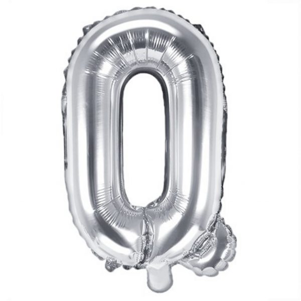 Buchstabe Q silber 35cm