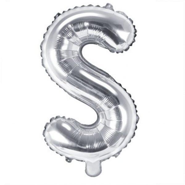 Buchstabe S silber 35cm