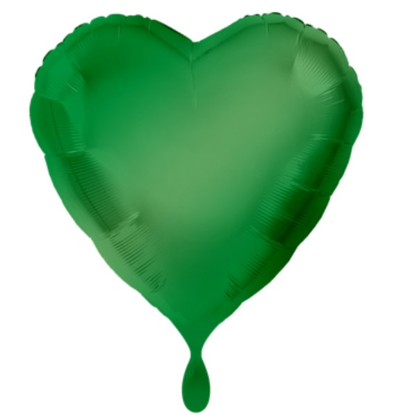 Herz 45cm dunkelgrün