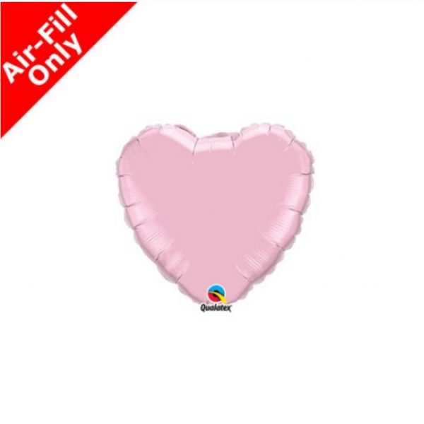 Micro Herz mit Luft 10cm rosa