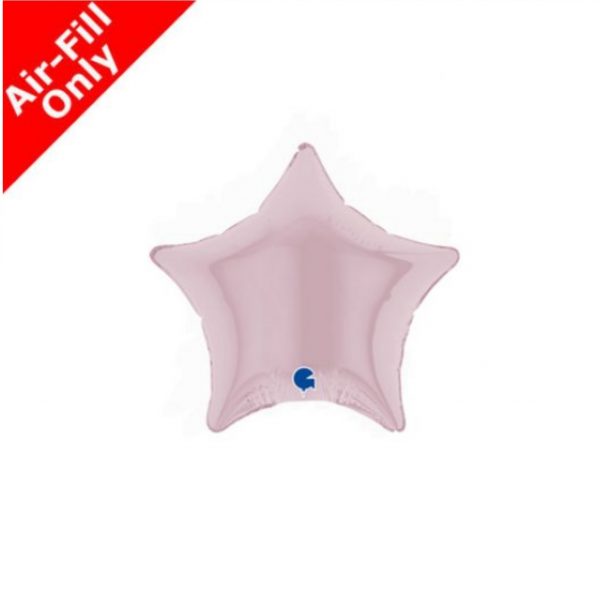 Micro Stern mit Luft 10cm rosa