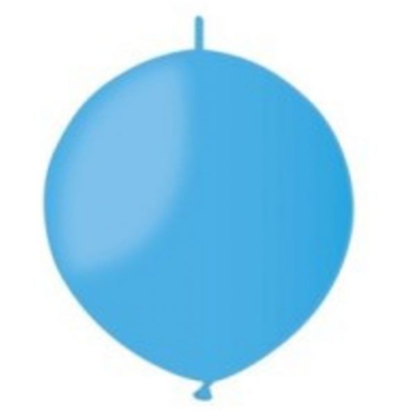 Kettballon hellblau 35 glänzend
