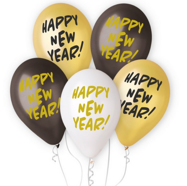 Latexballon Pack Happy New Year