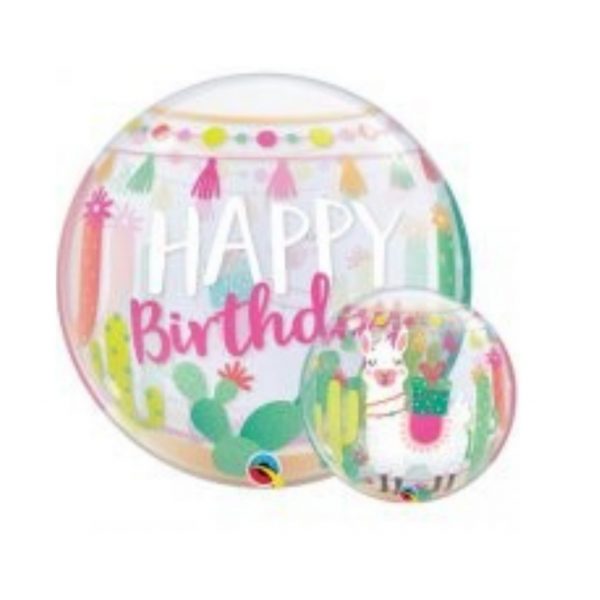 Bubble Happy Birthday Lama