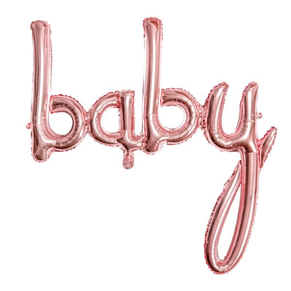 Schriftzug Baby rosegold