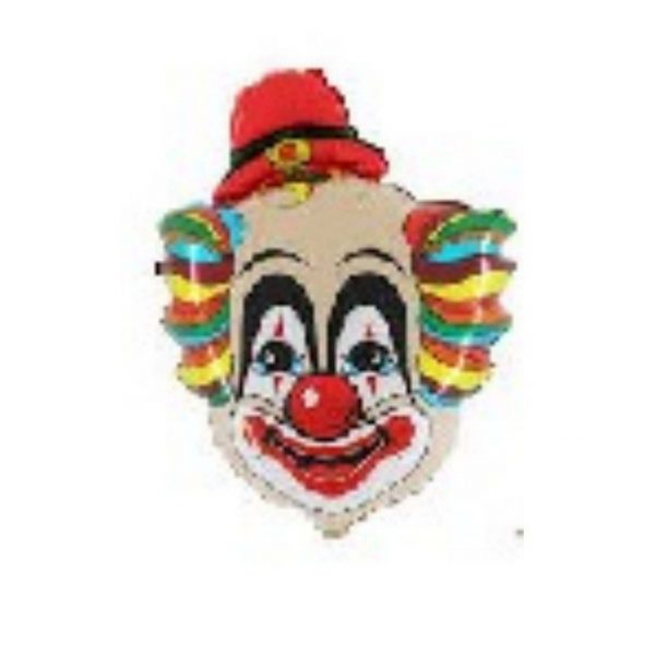 Clown Kopf XL mit Helium