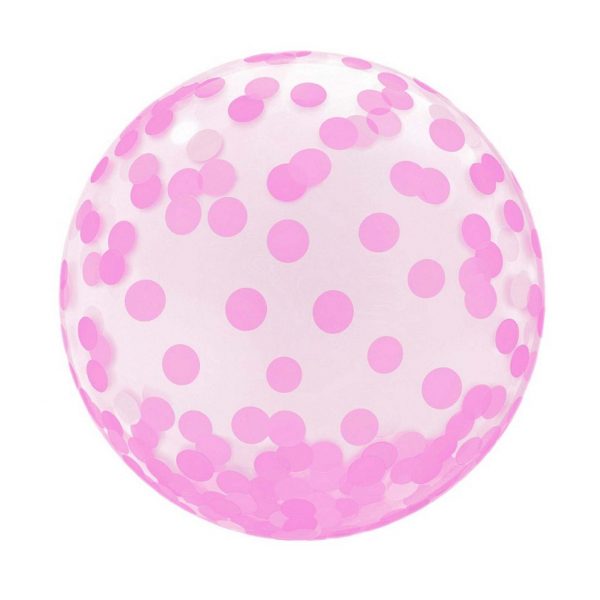 Kugel Crystal Punkte Pink