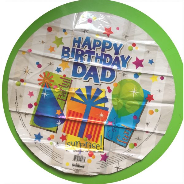Happy Birthday Dad mit Helium