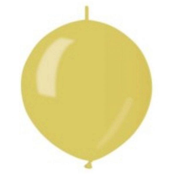 Kettballon gelb 30 glänzend