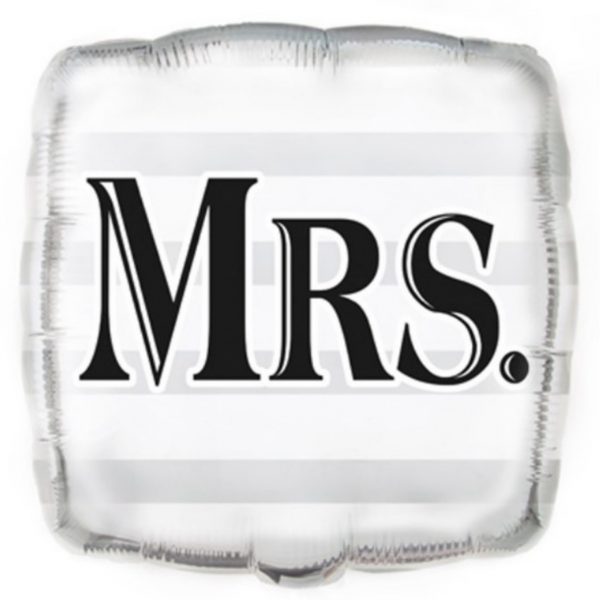 Mrs & Mrs 3 Ballons mit Helium