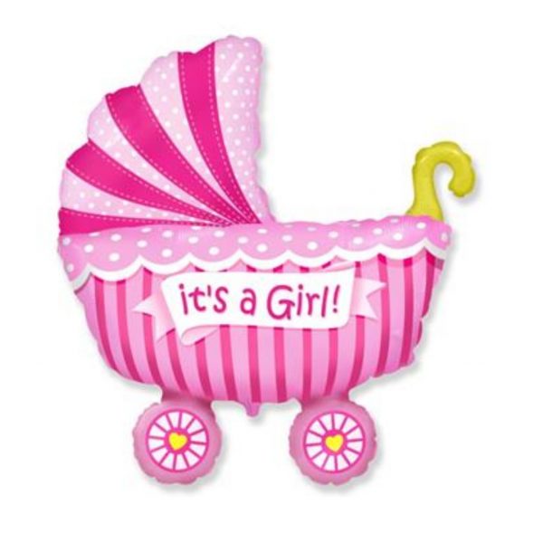 Mini Baby Kinderwagen rosa