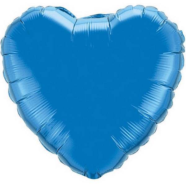 Herz 45cm blau