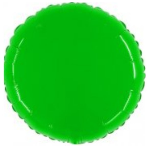 Rund Leuchtend grün 55cm