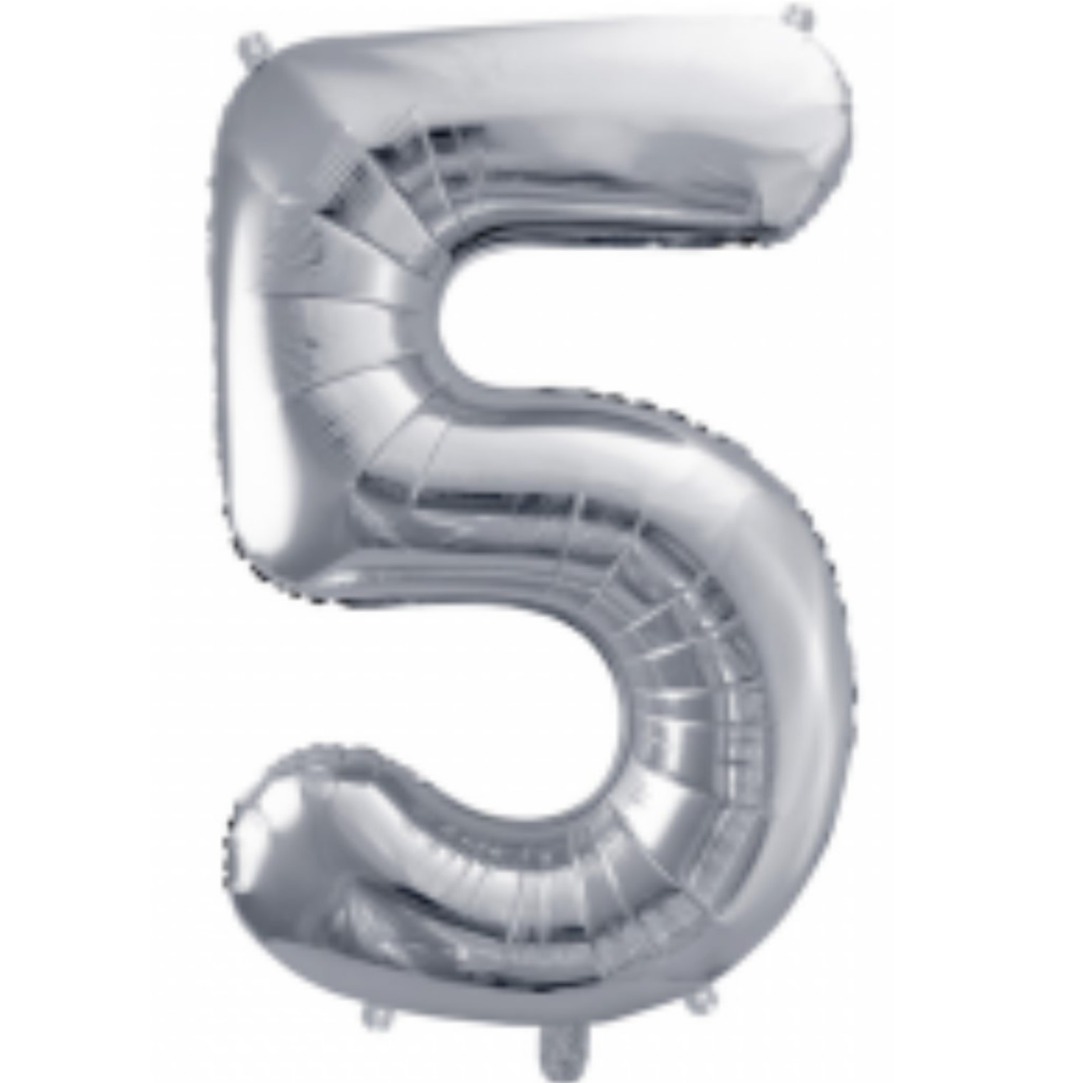 Zahl 5 silber 66cm EU