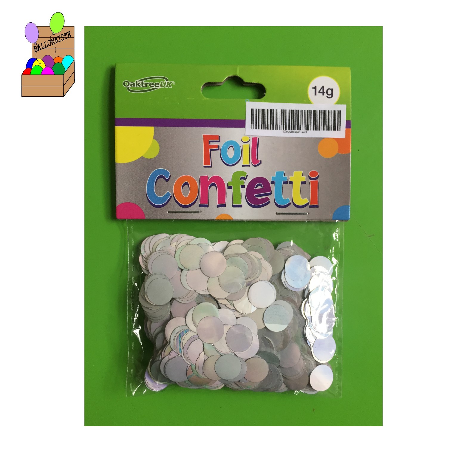 perlmutt Konfetti Folie Rund 1cm