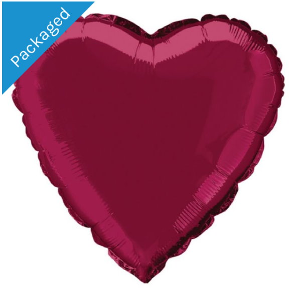 Herz 45cm bordeaux